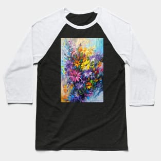 Bright dance of flowers Baseball T-Shirt